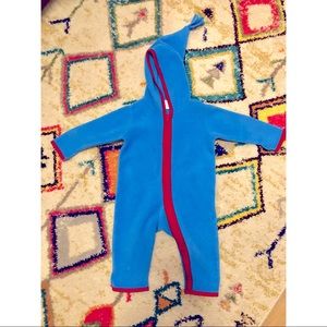 Hanna Andersson Fleece Gnome Hood Bunting